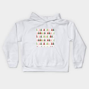 Christmas trees pattern Kids Hoodie